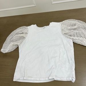 Zara puffy sleet shirt, size L